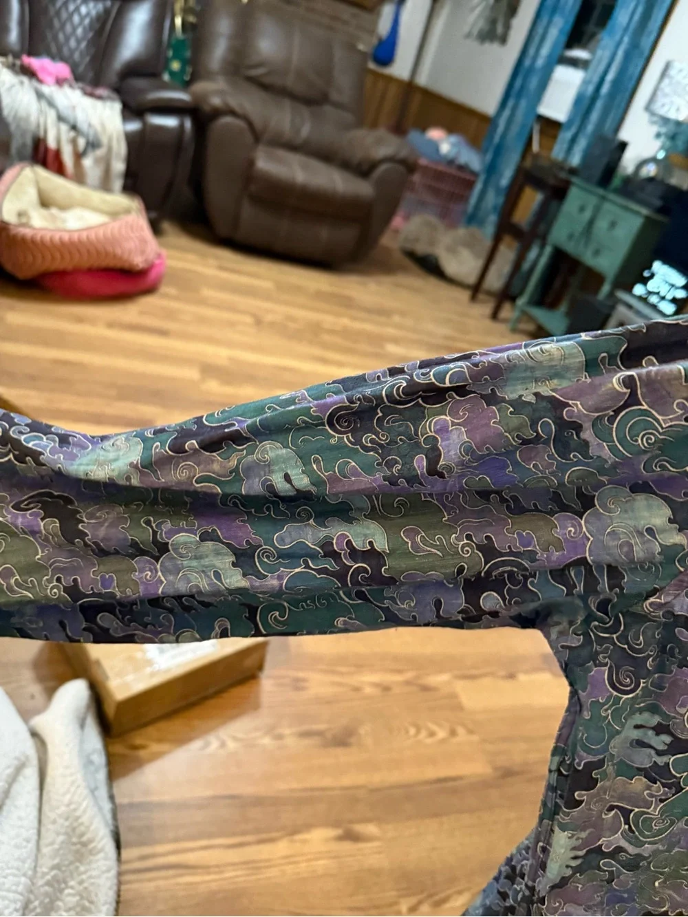 David Yiume long sleeve Hawaiian style shirt